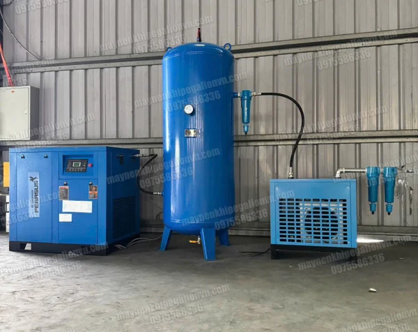 Hệ thống máy nén khí trục vít
