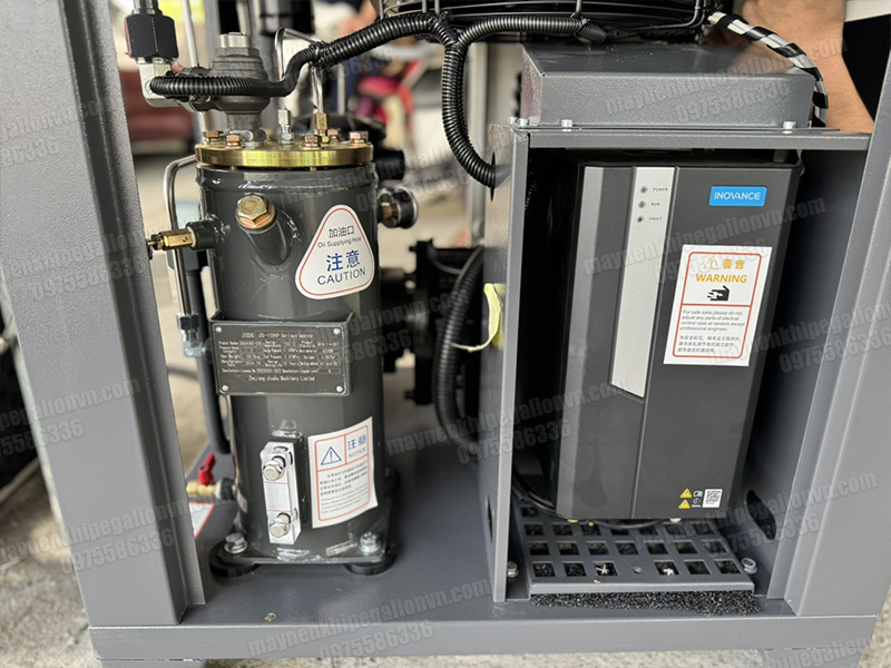 Máy nén khí trục vít biến tần Pegalion TMBT75HP Inverter 2 Máy nén khí trục vít biến tần