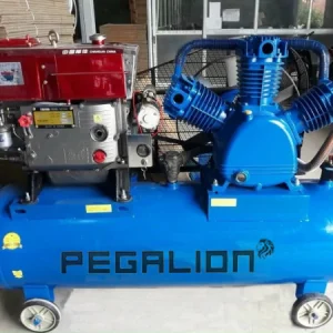 Máy nén khí chạy dầu diesel 7.5hp Pegalion TM-W-0.67/12.5-330L 8 Máy nén khí chạy dầu Diesel 12.5 bar
