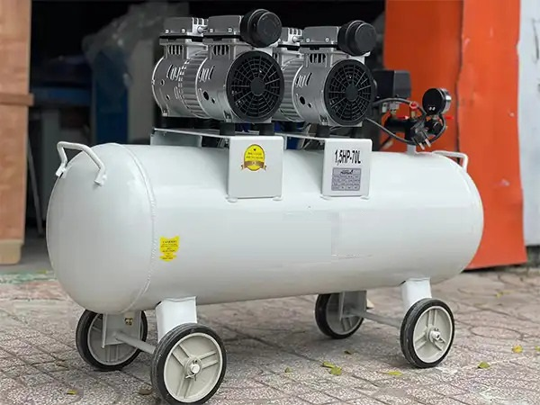 Máy nén khí không dầu 70l 1.5hp Pegalion TM-OF550x2-70L 8 Máy nén khí không dầu 70l 1.5hp