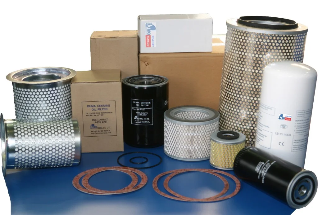 Phụ tùng máy nén khí trục vít các loại 11 Phụ tùng máy nén khí trục vít - Vật tư tiêu hao