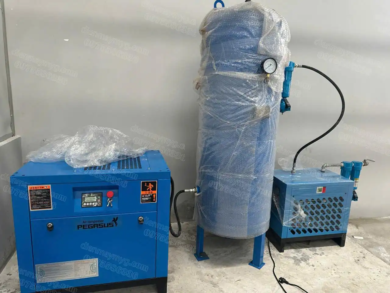 Hướng dẫn lắp đặt máy nén khí 8 Lắp đặt máy nén khí trục vít